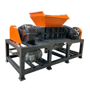 Werksverkauf Doppel-Einschachtelzerkleinerungsmaschine Schrott-Recyclingmaschine Abfall Reifen Kunststoff Schwermetallzerkleinerer Shredding-Maschine