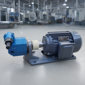 Unidad de Motor de Bomba de Engranajes Horizontal WBZ de Hierro Fundido con Ajuste de Presión para Lubricación de Máquinas Herramienta - Product Image 2