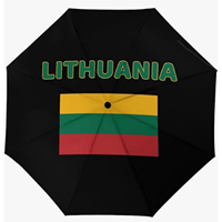 Parapluie pliant entièrement automatique de haute qualité, classique, à motif drapeau du Luxembourg, série à thème national, idéal pour un usage quotidien et économique