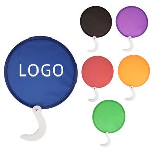 Abanico Plegable Personalizado con Logotipo Impreso, Abanico Promocional con Asa - Product Image 1
