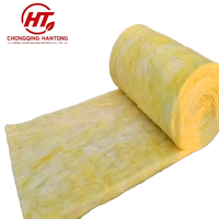 Rollos de Lana de Vidrio Centrífuga con Revestimiento de Lámina de Aluminio, Aislamiento Térmico Resistente, Rollo de Fibra de Vidrio con Lámina de Aluminio