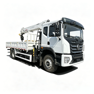 Grue compacte de 8 tonnes à flèche droite montée sur camion avec stabilisateurs hydrauliques pour le chargement de marchandises urbaines et la livraison d'équipements légers - Product Image 1