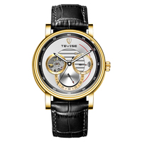 Automatische Skelett-Uhr für Herren mit Mehrfarbigem Zifferblatt, Wasserdichte Armbanduhr im Großhandel