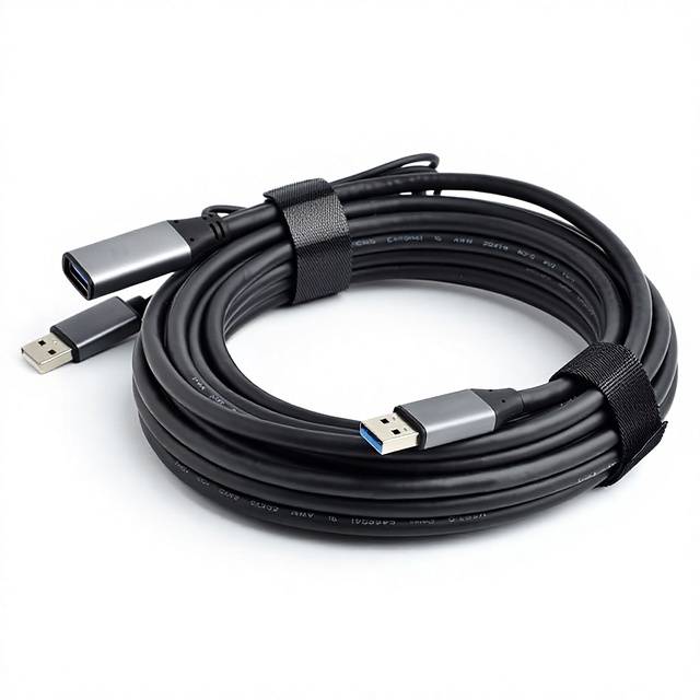 LUNG KAY 10M 15M USB Extension Cord Signal Boosters 5Gbps Data Transfer 3.0 Active Extension Cable Male to Female for Laptops