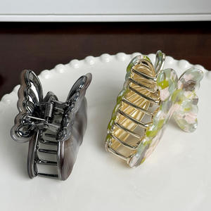 She Shares Accessoires Super Fairy Butterfly Claw Clip High-end Sensation Acétate Hair Clip <span class=keywords><strong>Cheveux</strong></span> Femme - Product Image 1