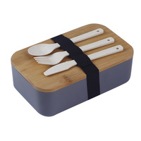 Boîte à lunch AYAITEE en fibre de bambou de haute qualité, grande capacité, compatible micro-ondes/lave-vaisselle, écologique, moderne et minimaliste, pour la rentrée scolaire