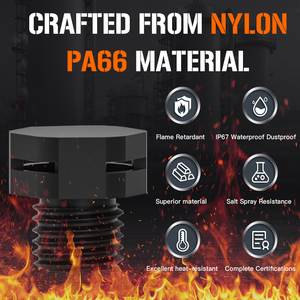 Tùy chỉnh Nylon Vent cắm nhiệt độ cao sức đề kháng thở không thấm nước tản nhiệt hiệu suất ROHS chứng nhận - Product Image 5