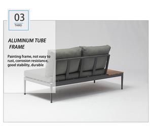 <span class=keywords><strong>Canapé</strong></span> <span class=keywords><strong>extérieur</strong></span> de luxe, mobilier <span class=keywords><strong>extérieur</strong></span> et <span class=keywords><strong>intérieur</strong></span>, salon classique, <span class=keywords><strong>canapé</strong></span> en alun, ensembles de canapés de jardin modulaires, en métal, européen - Product Image 5
