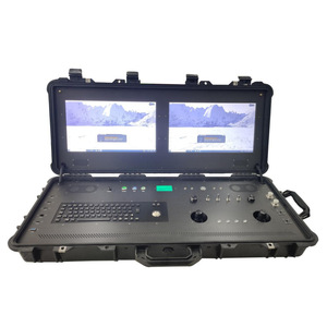 Estación de Control Terrestre para UAV, Sistema Integrado con Pantalla Dual y Teclado para Monitoreo de Drones - Product Image 5