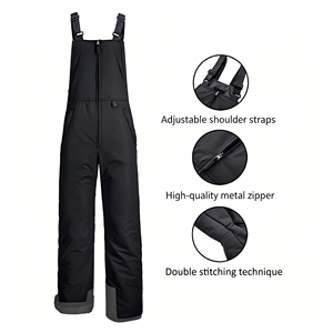 Pantalones de esquí unisex 2026, pantalones de nieve para invierno, pantalones de snowboard para exteriores, monos impermeables, cortavientos y transpirables, petos de esquí. - Product Image 5