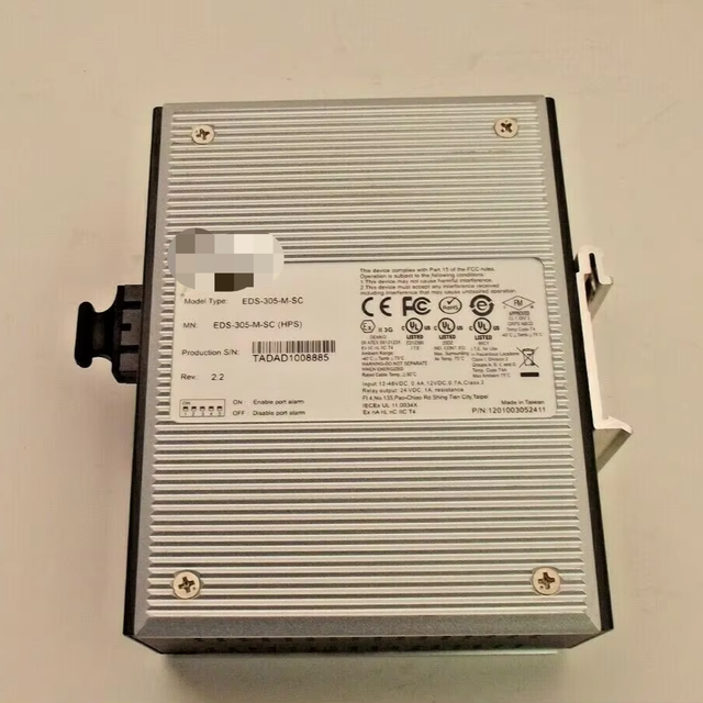 Eds-408a-eipplc 8-port Managed Industrial Ethernet Switch with Ethernet/ip Protocol Support