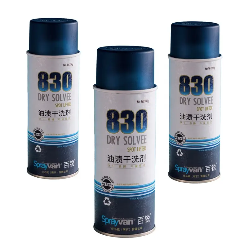 Fast dry fabric cloth garment 450ml spot lifter cleaner 830# China Factory mass production