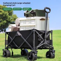 Chariot pliable en acier inoxydable à mailles, chariot utilitaire portable, capacité de charge de 100 lb, pour pique-niques en plein air, camping, aventures