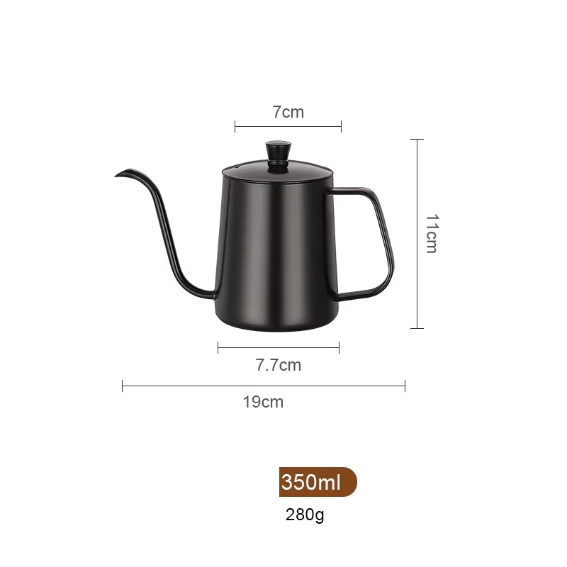 350 ml noir avec couvercle