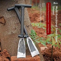 Mini Pala da Scavo Ren'cai in Acciaio al Manganese Rinforzato, Manico a T Forgiato, Lama Affilata, Impugnatura Ergonomica, Lama da 5 Pollici, Grado Industriale/Fai-da-Te