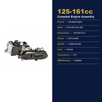 Ensemble moteur de scooter SYM M92, moteur complet 4 temps, pièce de rechange ARA ANL