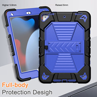 Pour iPad 7e 8e 9e génération étui béquille antichoc enfants étui en silicone pour tablette pour iPad 10.2 pouces étui