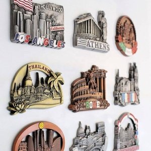 <span class=keywords><strong>Souvenir</strong></span> di viaggio personalizzati città metallo 3d magnete frigo da tutto il mondo <span class=keywords><strong>souvenir</strong></span> turismo - Product Image 1