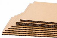 Carton d'emballage en carton ondulé épaissi à 3 couches, séparateurs et feuilles de papier pour emballage en gros