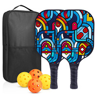 Pala de Pickleball Optimizada para un Juego Ofensivo Agresivo, Ofrece Golpes Potentes Mientras Mantiene un Control Confiable