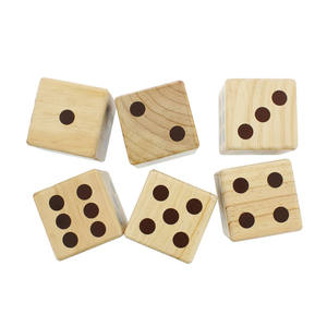 Al Aire Libre gran jardín césped patio <span class=keywords><strong>jugar</strong></span> deporte 9cm numerado madera juego de <span class=keywords><strong>dados</strong></span> <span class=keywords><strong>grandes</strong></span> manualidades juguetes al Aire Libre juegos familiares - Product Image 2