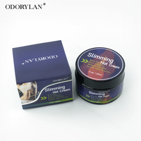 Crème Amincissante Professionnelle Anti-Cellulite et Raffermissante pour la Taille, l'Abdomen et les Fesses, Crème Chaude Brûle-Graisse pour Massage Corporel