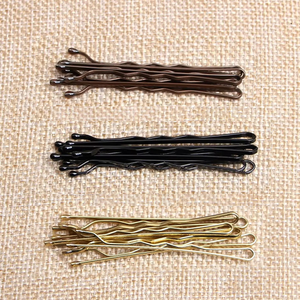 Haute qualité 440 pièces/boîte <span class=keywords><strong>noir</strong></span> Bobby épingles à <span class=keywords><strong>cheveux</strong></span> 5.5cm/2.2 pouces Salon pinces à <span class=keywords><strong>cheveux</strong></span> en métal style essentiel - Product Image 3