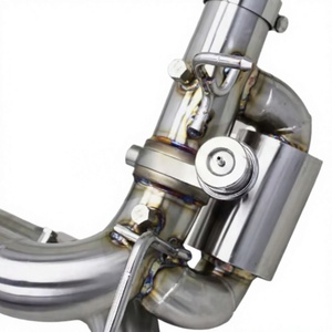 ท่อไอเสียแบบ X-pipe สำหรับ Ferrari F8 Spider/Tributo V8 3.9T พร้อมวาล์ว  แบบ Cat-back ท่อตรง  ระบบไอเสียแบบสปอร์ตเต็มรูปแบบ - Product Image 5