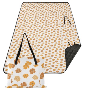 150x200cm Hawaii Recycled <b>Large</b> Zipper Handbag Waterproof Picnic <b>Mat</b> Custom Print Quilt Picnic Blanket With Shoulder Strap - Product Image 1