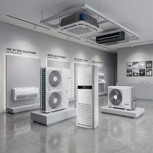 ระบบปรับอากาศ VRF แบบ R410A ฮีทปั๊ม มัลติสปลิต คอมเพรสเซอร์แอร์แบบรวมศูนย์ เป็นมิตรกับสิ่งแวดล้อมสำหรับโรงแรม ดีไซน์รักษ์โลก ลดการใช้พลังงาน - Product Image 2