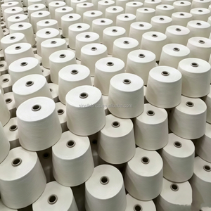 Prix Spécial Fil de Coton 100% 10S-450S à Torsion Élevée et Fil Polaire à Torsion Faible Coton Personnalisable et Blanchissable pour Tissage et Tricotage - Product Image 1