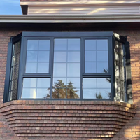 Ventanas Modernas de Doble Acristalamiento para Villas en Australia, Ventanas de Aluminio Estilo Enrollable AS2047, Directamente del Fabricante