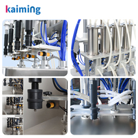Machine de remplissage indépendante à quatre têtes 1ML, faible bruit, pour flacons en verre et en plastique de parfum, cosmétiques, alcool, eau pure