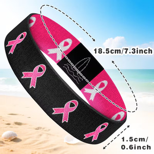 Bracelets de fête personnalisés en ruban élastique NFC FM1108 Ntag 213 Ntag 215 Ntag216 Bracelets imprimés Bracelets de couple <span class=keywords><strong>totwoo</strong></span> - Product Image 1