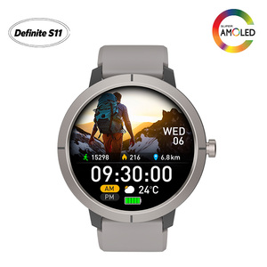 Definite M11-DM76 Six Satellites Global Positioning <b>GPS</b> Smart <b>Watch</b> 1.32'' AMOLED Screen 46g Ultra Light 5ATM Waterproof 360mAh - Product Image 1