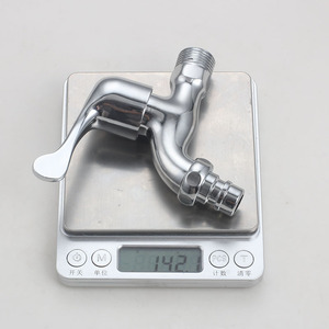 Robinet mural en alliage de zinc à ouverture rapide, monocommande, avec cartouche céramique, pour machine à laver - Product Image 2