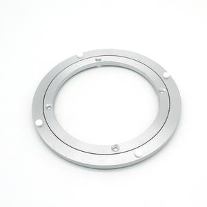 Поворотный механизм для обеденного стола: практичный, снижает шум, долговечный, плавный, из алюминиевого сплава, для мастерских, вращающиеся пластинчатые опоры, фурнитура - Product Image 4