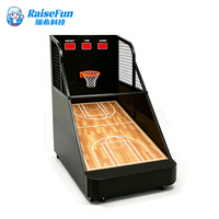 Machine de tir au basket-ball mobile commerciale pour adultes MuchFun, montée sur camion, jeu d'arcade classique à monnayeur, directement de l'usine