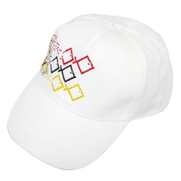 Gorra de béisbol suave personalizable de estilo americano patrón de letras impresas planas con logotipo bordado personalizado característica común de tela