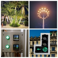 LED traversante 5 mm ronde rouge vif 15000 Mcd avec longueur d'onde 620-630 nm et angle de vision de 15° pour projet électronique