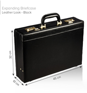 Maletín profesional de cuero PU personalizado para hombre con candado de combinación, bolsa dura impermeable para almacenamiento de documentos y maquillaje - Product Image 3