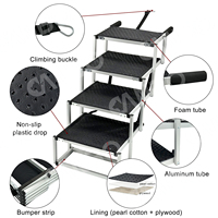 CanboPet - Escaliers pour chiens en gros pour voiture, réglables, 5 ou 6 marches, pliables, fabricant OEM ODM