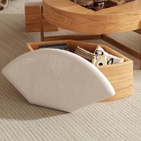 Table basse pliable réglable en bois de style nordique, mécanisme de levage durable, facile à nettoyer, ensemble moderne et minimaliste pour salon