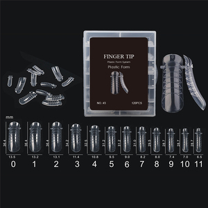 12 Tailles, Logo Personnalisé, Formes Doubles en Gel PP pour Ongles, Moules d'Extension Rapide pour Manucure - Product Image 6