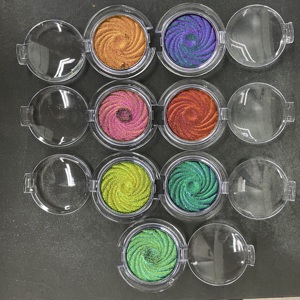MLM Private Label Chameleon <b>Eyeshadow</b> High <b>Pigment</b> Multichrome Duochrome Glitter Metallic Custom Chameleon <b>Eyeshadow</b> Palette - Product Image 5