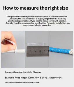 <span class=keywords><strong>Protection</strong></span> de câbles et de fils, meilleur prix, découpe personnalisée, gaine de <span class=keywords><strong>protection</strong></span> de tuyau <span class=keywords><strong>hydraulique</strong></span> <span class=keywords><strong>flexible</strong></span> en spirale - Product Image 4
