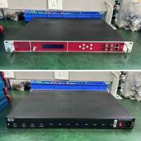 Codificador AV HD MI H.264 de 24 Canales a Modulador ISDBT ATSC DVB-T con Salida RF/IP/ASI de 8 Portadoras