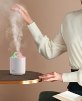 2024 nouveau humidificateur volcanique USB grande capacité 500ml diffuseur bureau coloré veilleuse Simulation flamme humidificateur