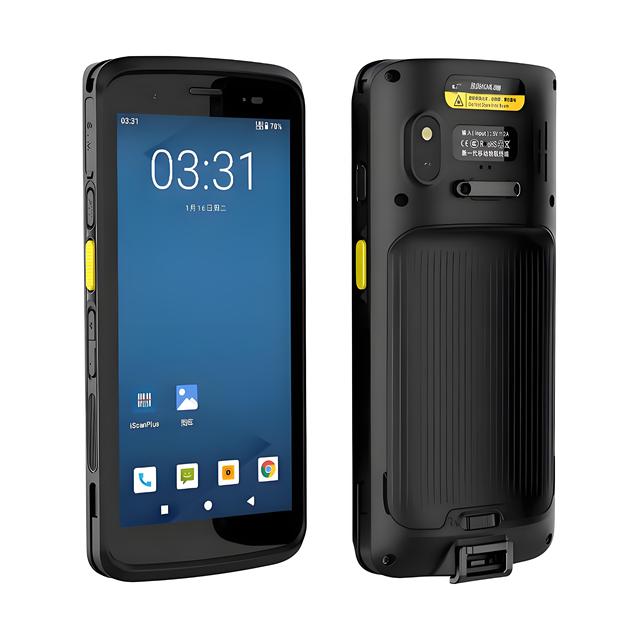 Rouged PDA Android 14 Industrial 2D Barcode Scanner Data Collector with 5.5inch Display 5000mAh Battery-Stock