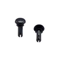 Panneau de commande électrique en plastique, rivets à clipser, clip de retenue pour équipement industriel, fixation sans outil, broche en nylon noir
